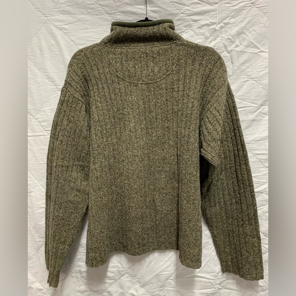 American Eagle Outfitters Men’s Small Wool Sweater, Quarter-zip - Picture 2 of 5
